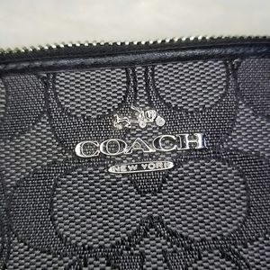 Coach Bags - Coach Logo Cloth Zippered Wallet/Wristlet Coach Bags - Coach Logo Cloth Zippered Wallet/Wristlet